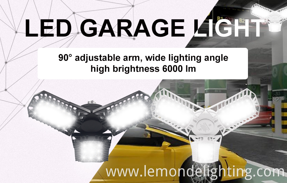 deformable led garage light